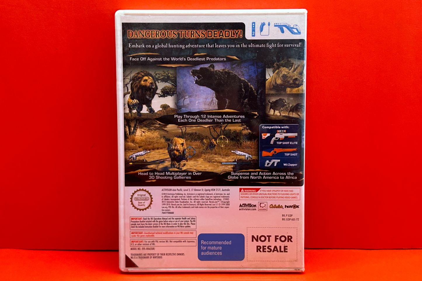 Cabela’s Dangerous Hunts 2011 - Nintendo Wii - Pre-Owned
