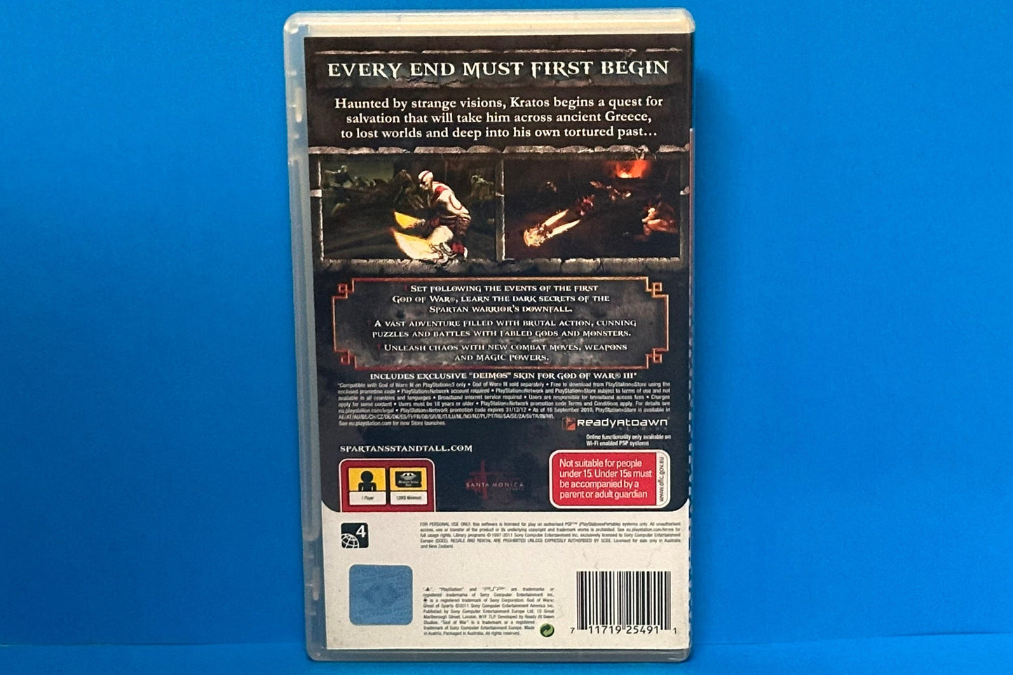 God Of War Ghost Of Sparta - Playstation Portable - Pre-Owned