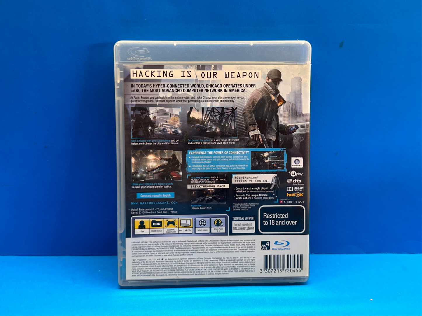 Watch Dogs (ANZ Special Edition) - PlayStation 3