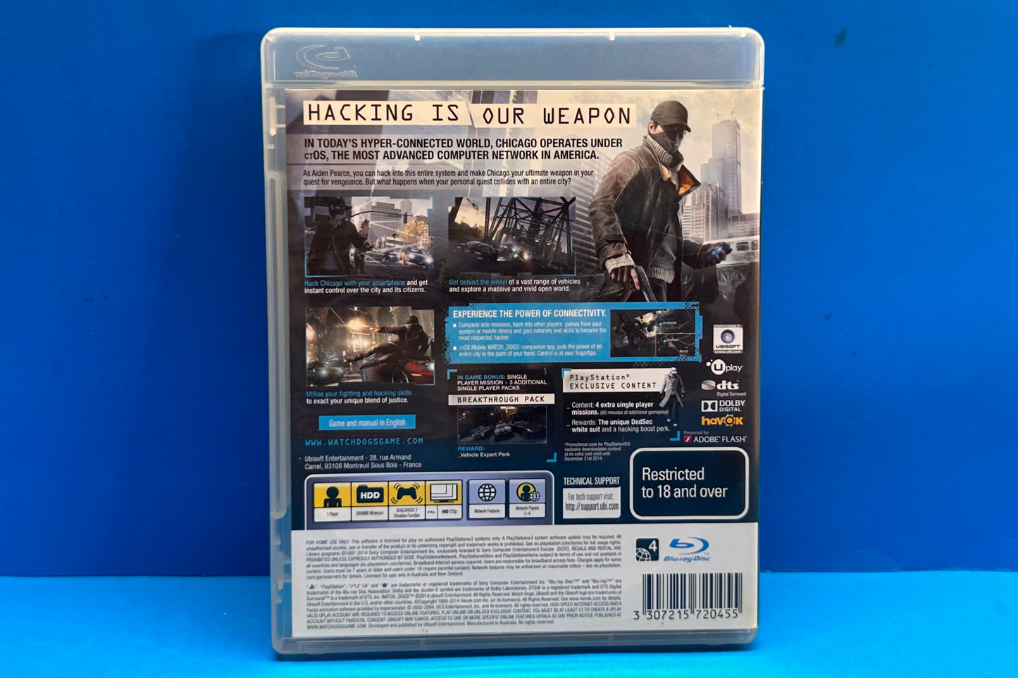 Watch Dogs - PlayStation 3 - Pre-Owned