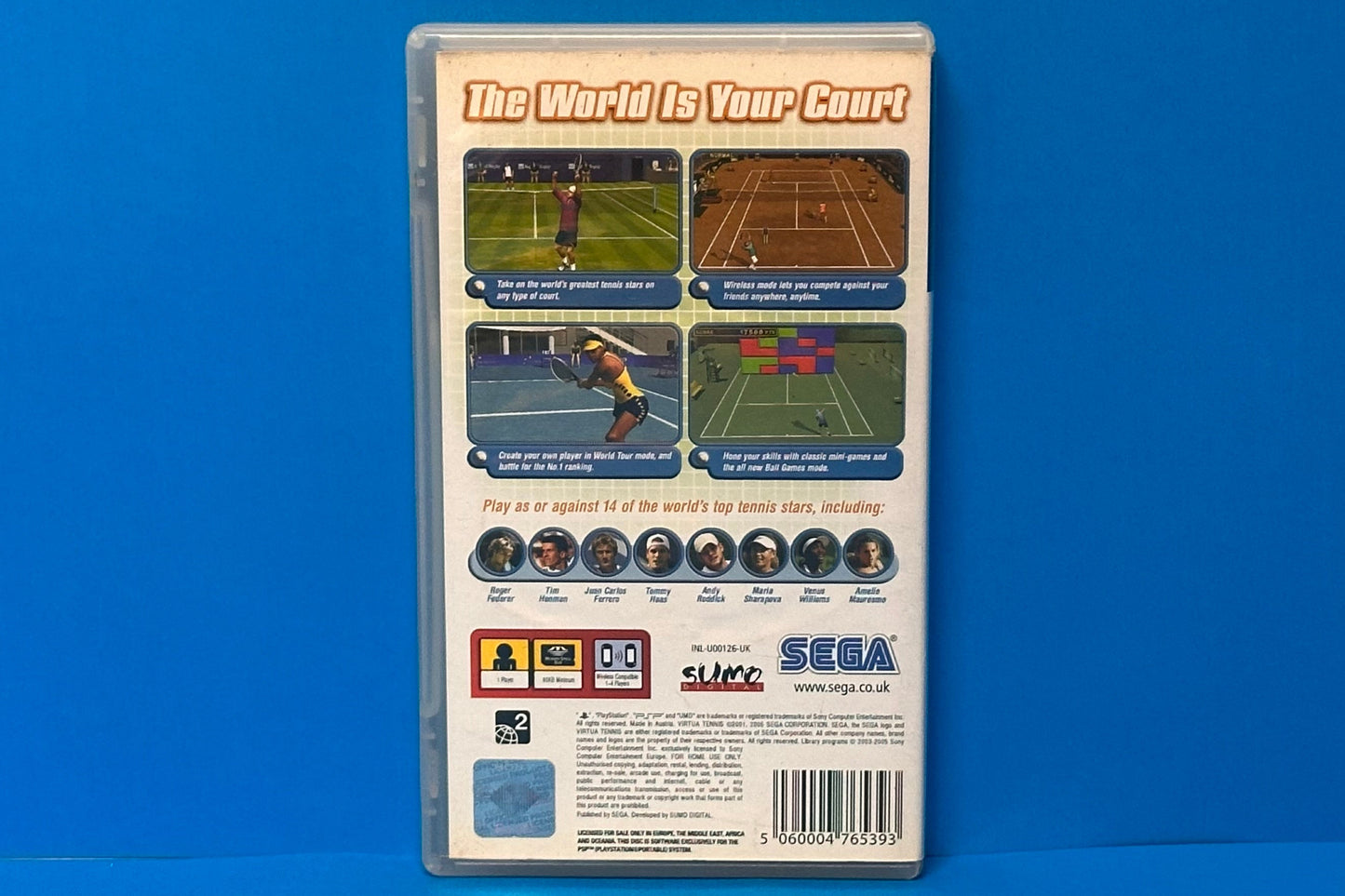 Virtua Tennis World Tour - Playstation Portable - Pre-Owned