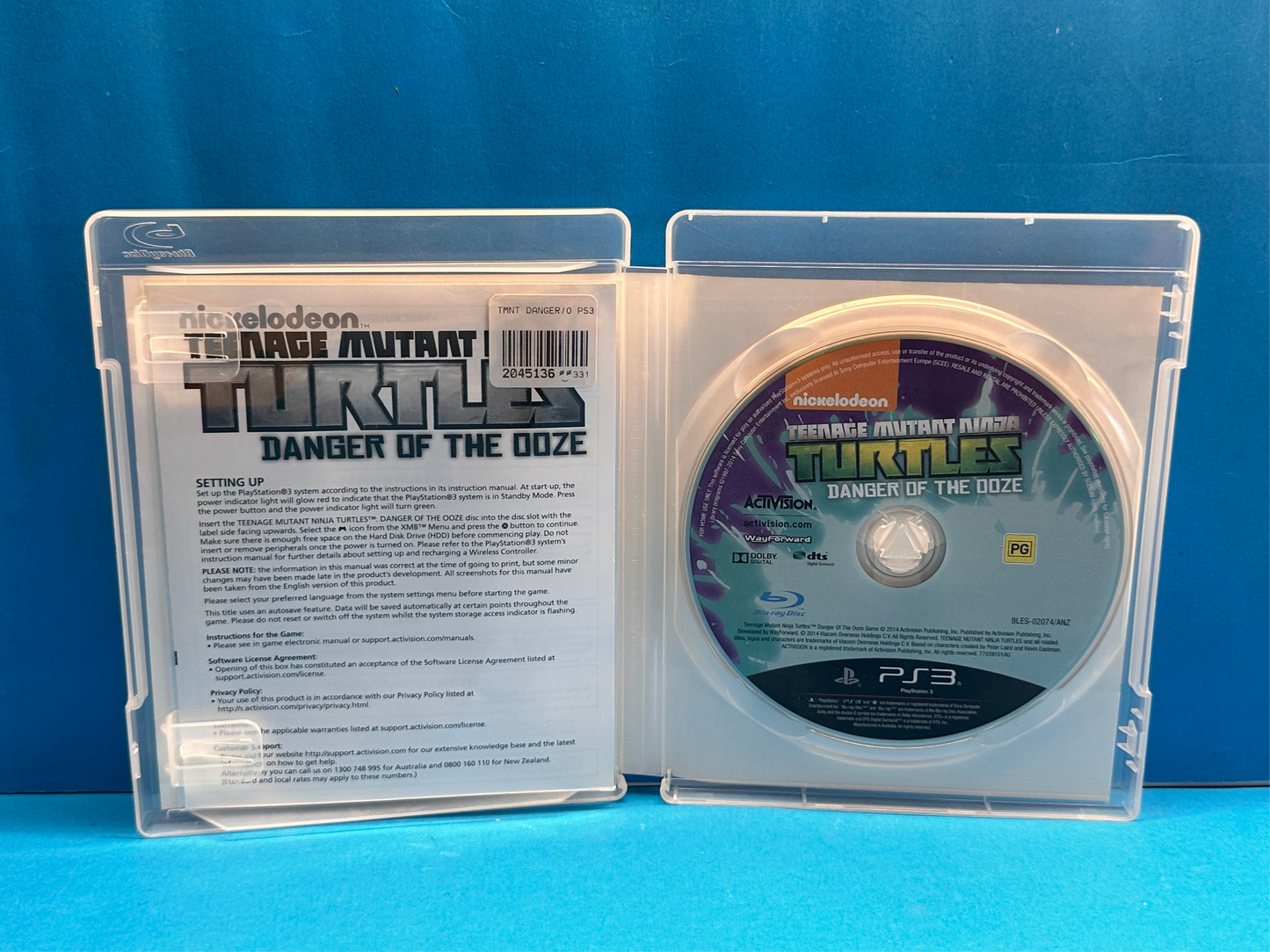 Teenage Mutant Ninja Turtles Danger Of The Ooze - Playstation 3 - Pre-Owned