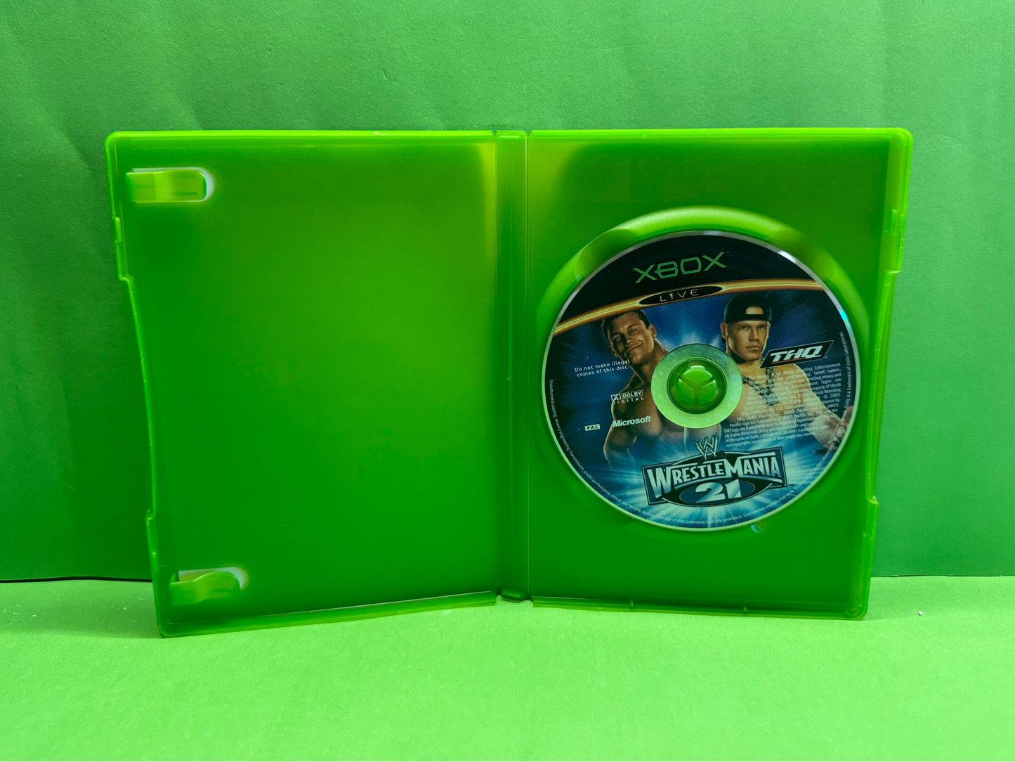 WrestleMania 21 *No Manual* - Xbox Original - Pre-Owned