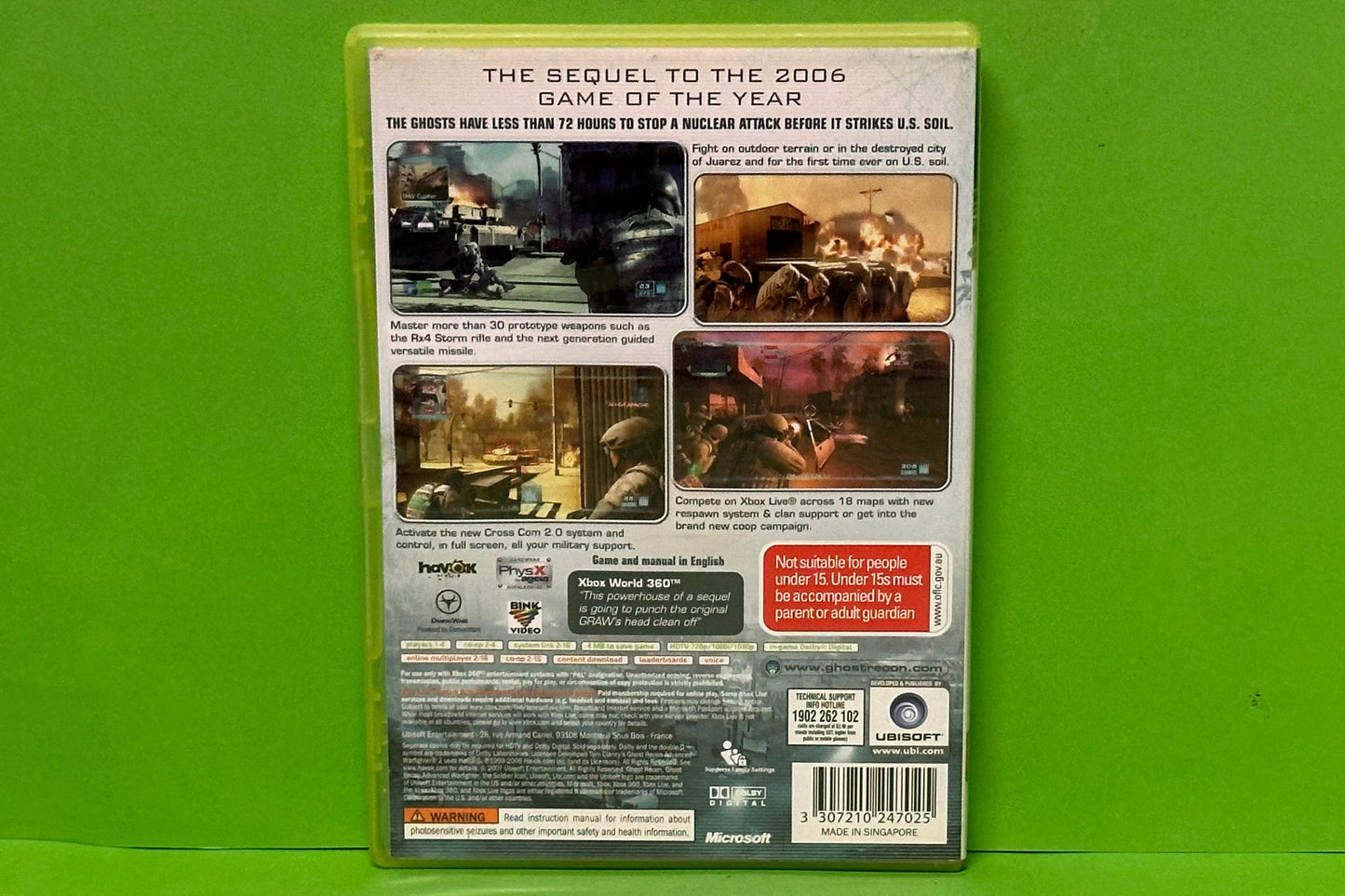Ghost Recon 2 Advance Warfighter - Xbox 360 - Pre-Owned