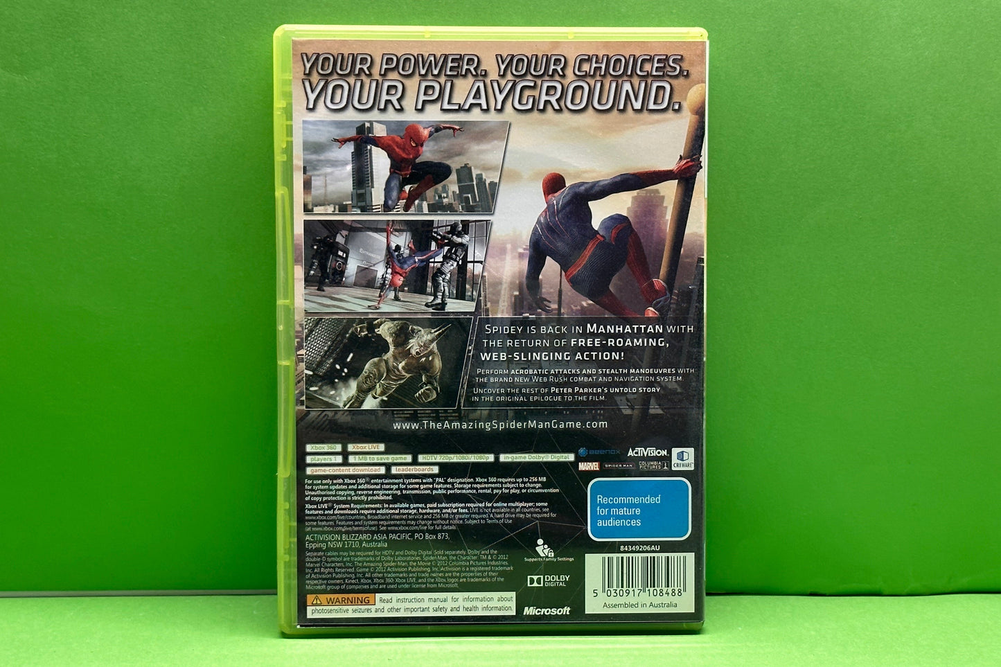 The Amazing Spider-Man - Xbox 360 - Pre-Owned