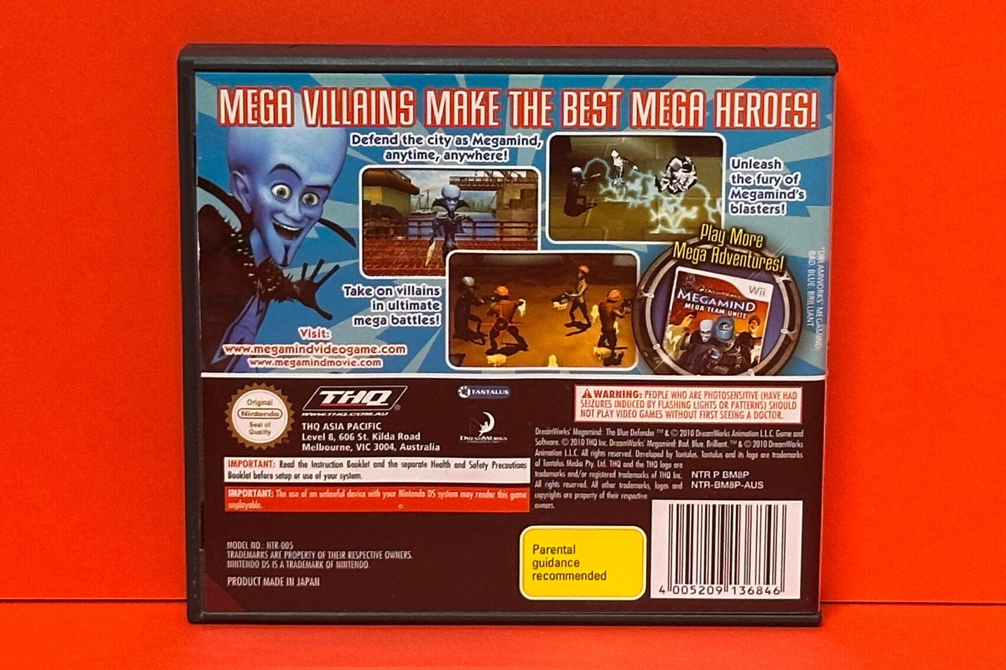 Megamind The Blue Defender - Nintendo DS - Pre-Owned