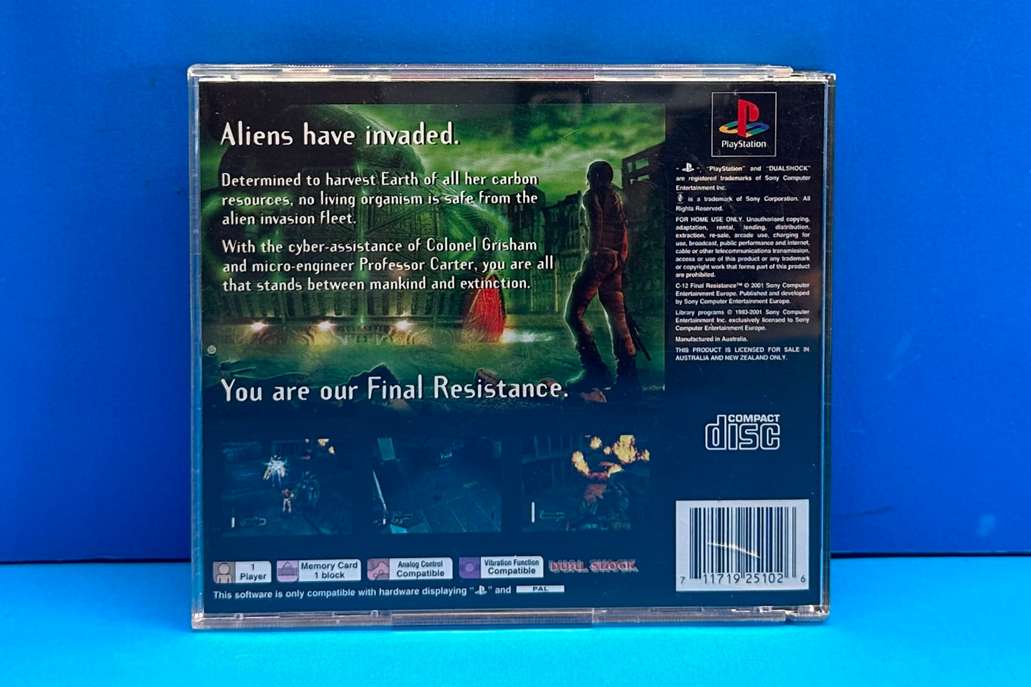 C-12 Final Resistance - Playstation 1 - Pre-Owned