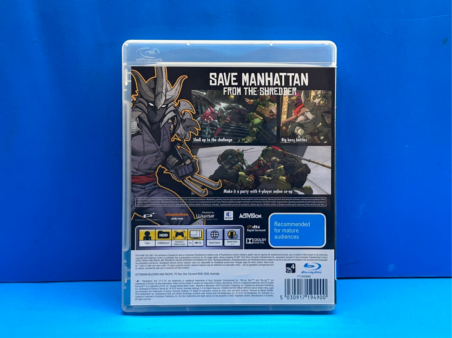 Teenage Mutant Ninja Turtles Mutants In Manhattan - Playstation 3