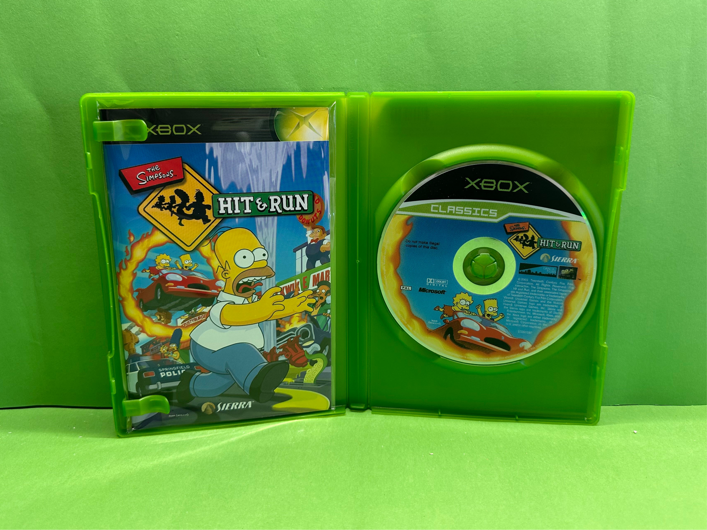 The Simpsons Hit And Run (Classics) - Xbox Original - Pre-Owned