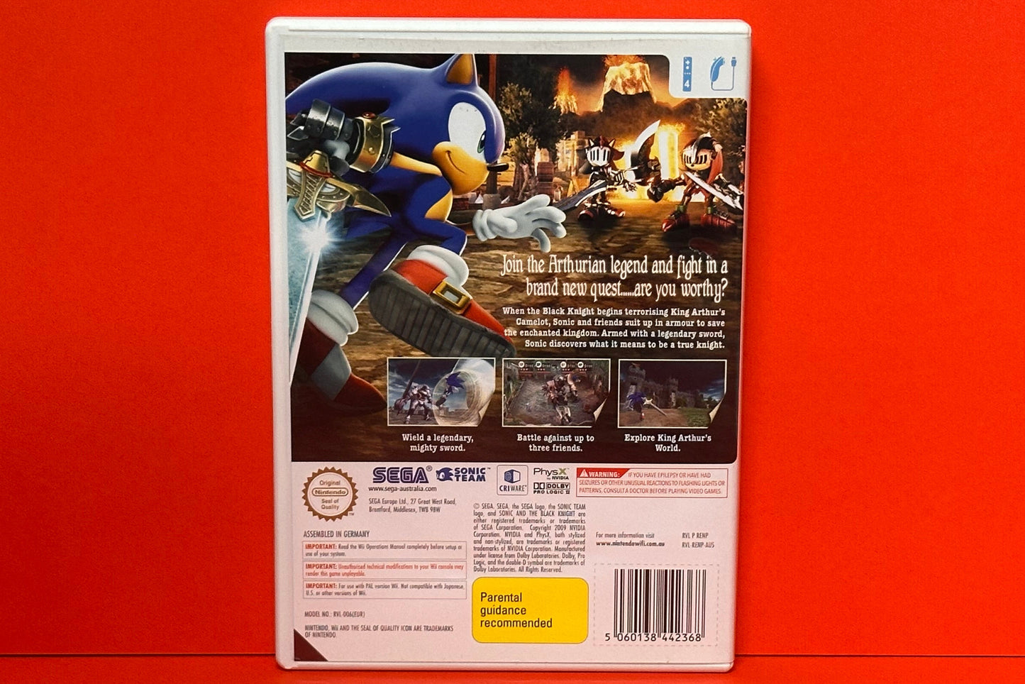 Sonic And The Black Knight - Nintendo Wii - Pre-Owned