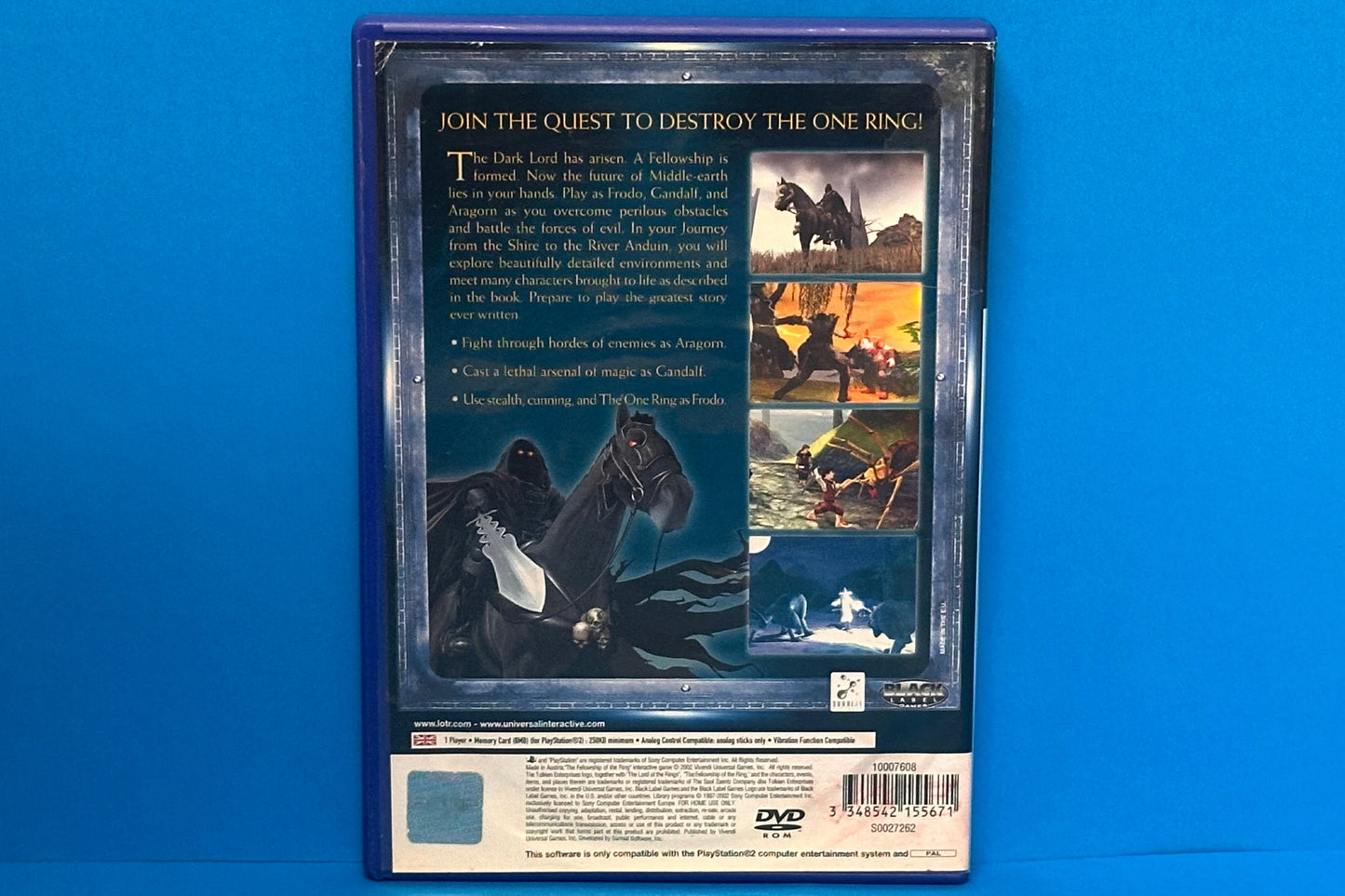 The Lord Of The Rings The Fellowship Of The Ring - Playstation 2 - Pre-Owned