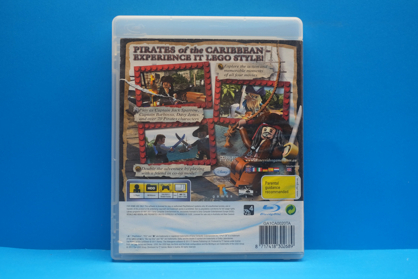 Lego Pirates Of The Caribbean The Video Game - Playstation 3 - Pre-Owned