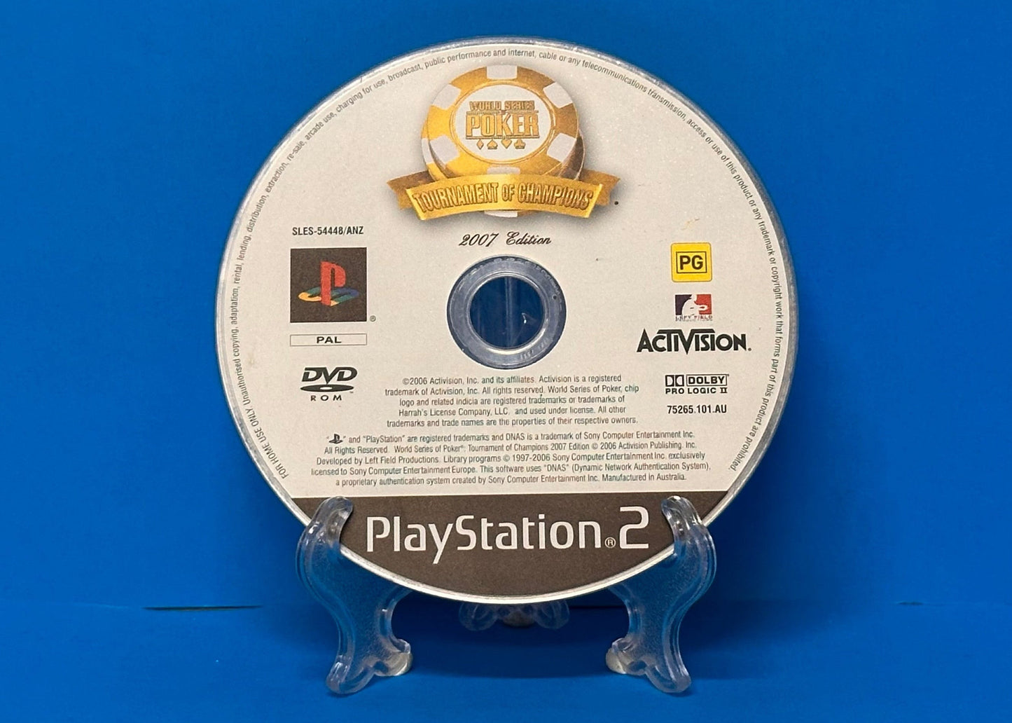 World Series Poker Tournament Of Champions - Playstation 2 - Pre-Owned