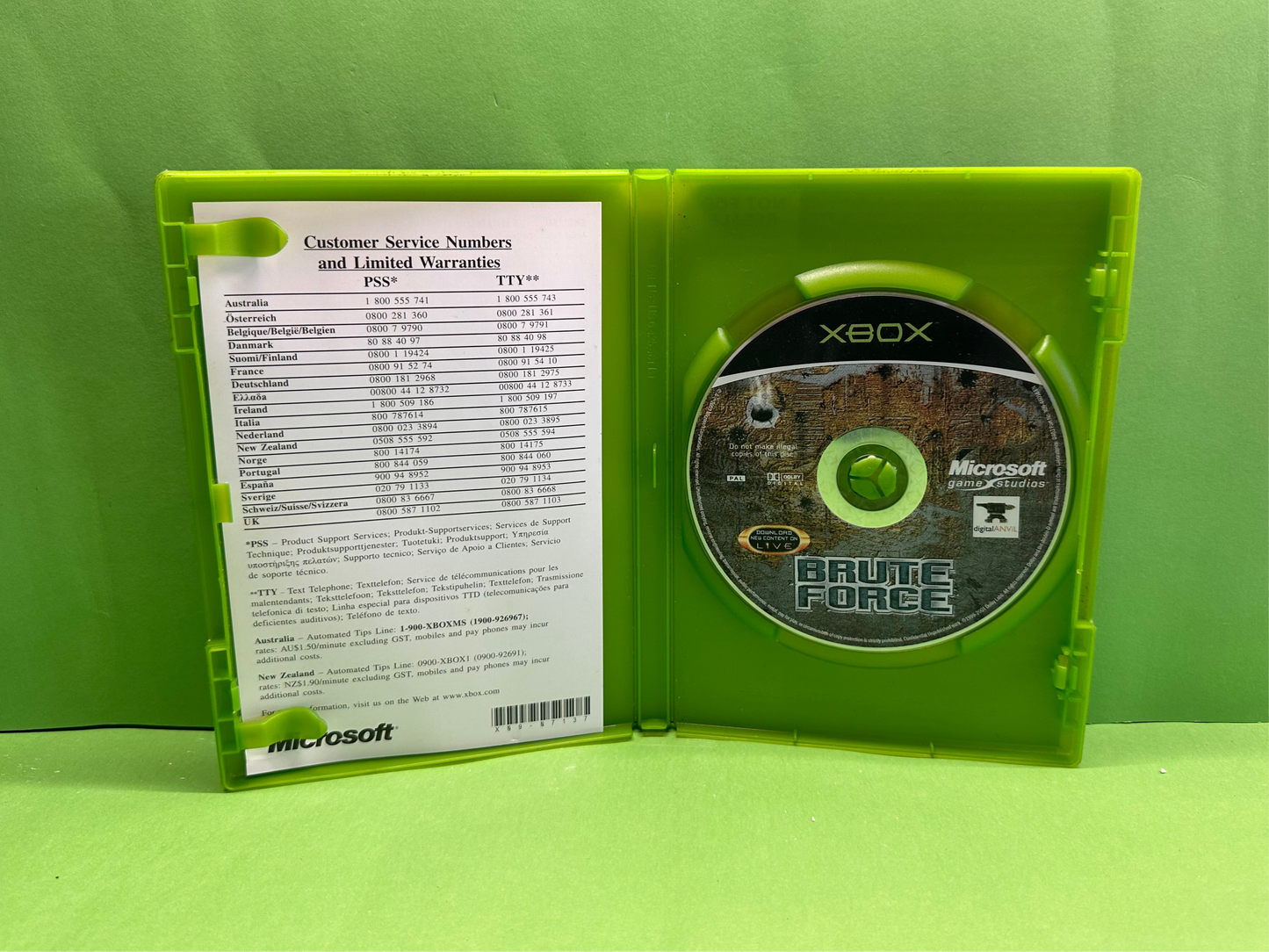 Brute Force *No Manual* - Xbox Original - Pre-Owned
