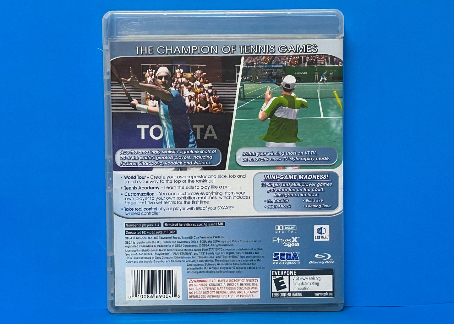 Virtua Tennis 3 - Playstation 3 - Pre-Owned