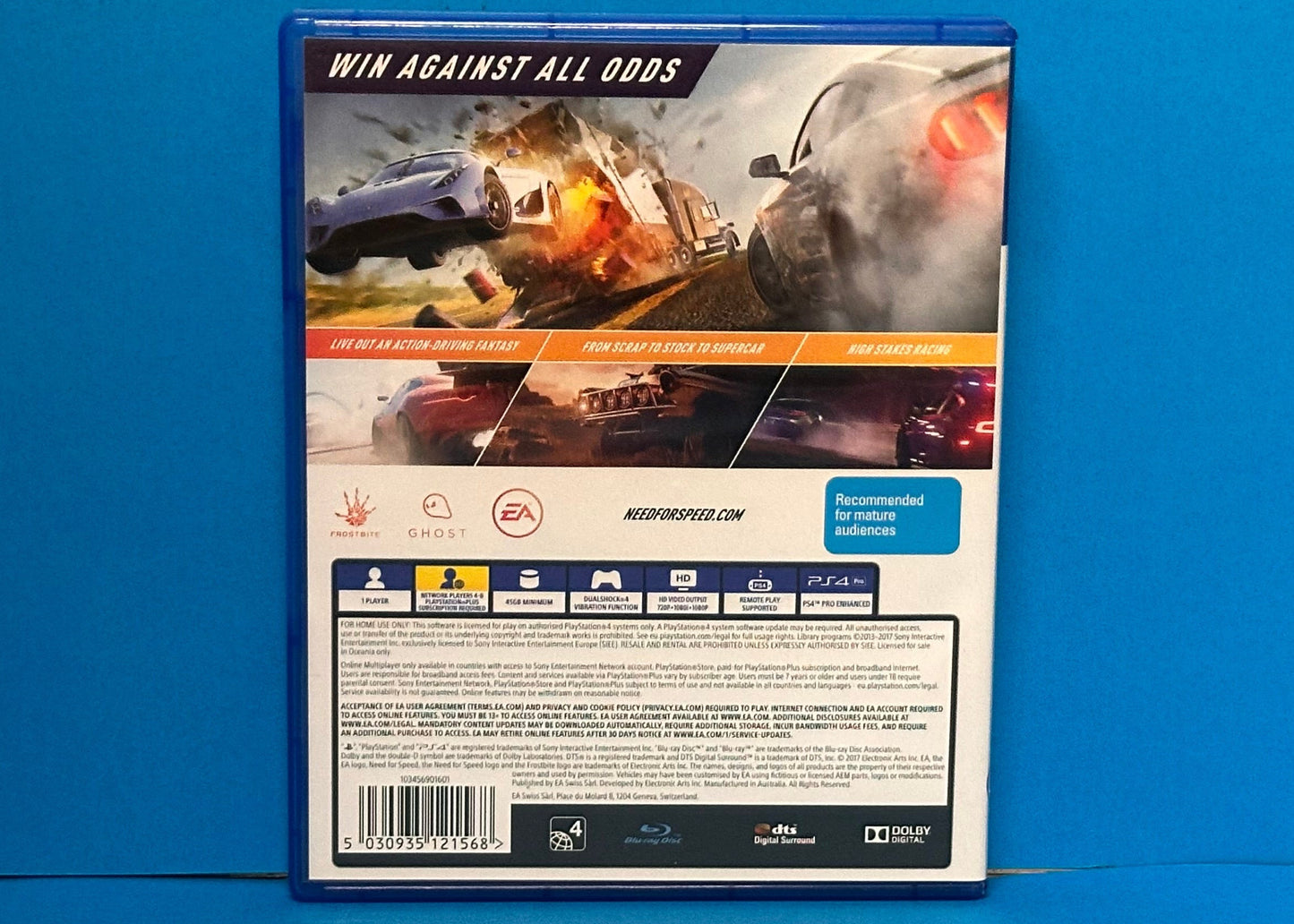Need For Speed Payback - Playstation 4 - Pre-Owned