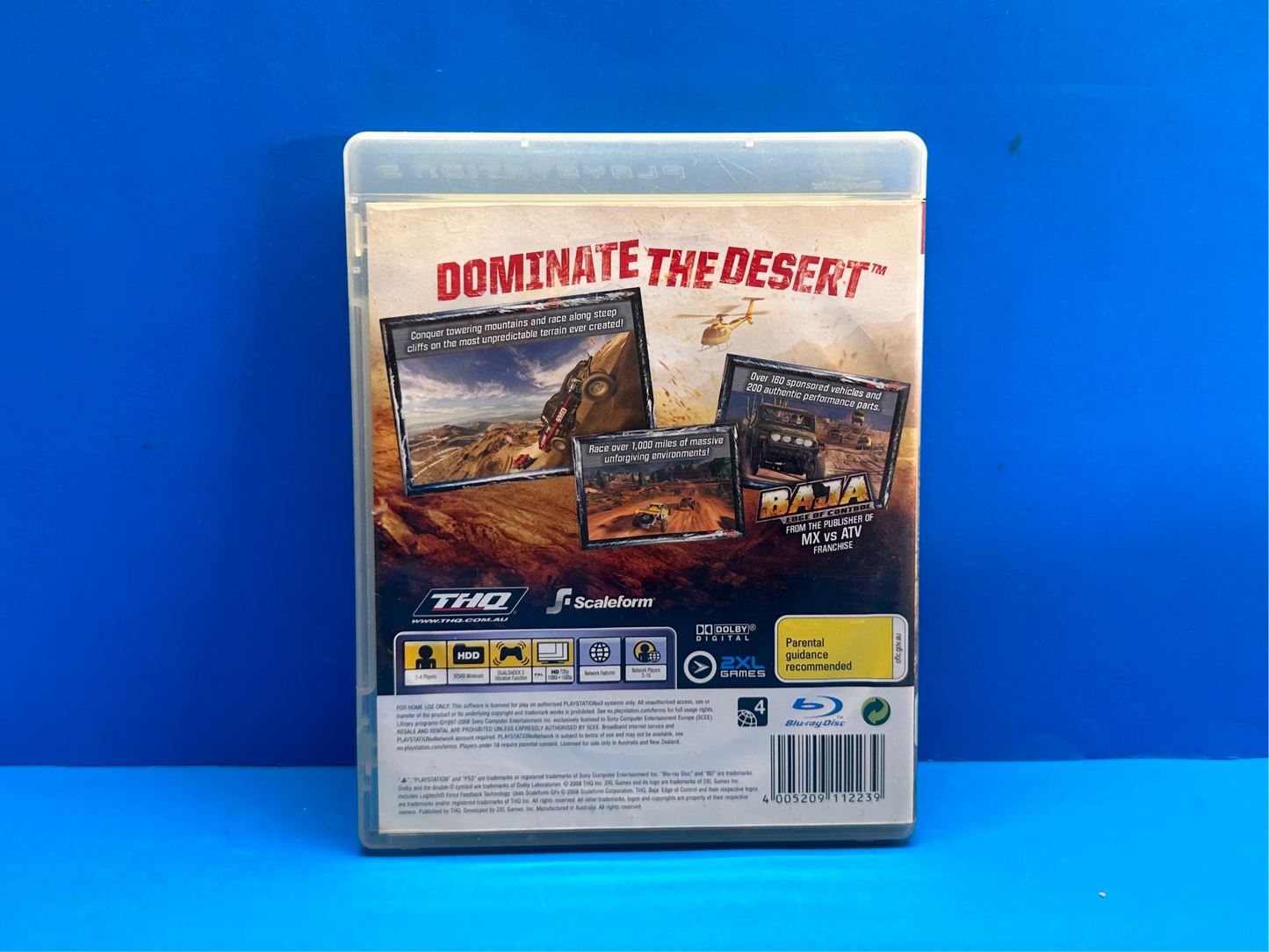 BAJA Edge Of Control *No Manual* - PlayStation 3