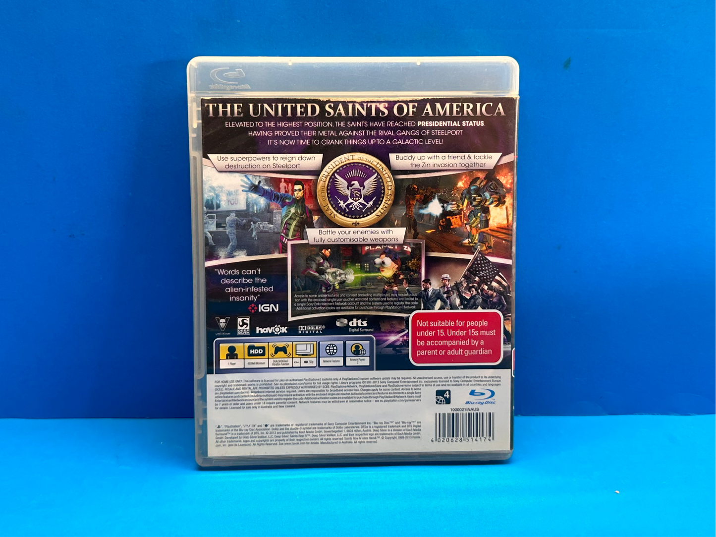 Saints Row IV (4) (Commander In Chief Edition) - PlayStation 3