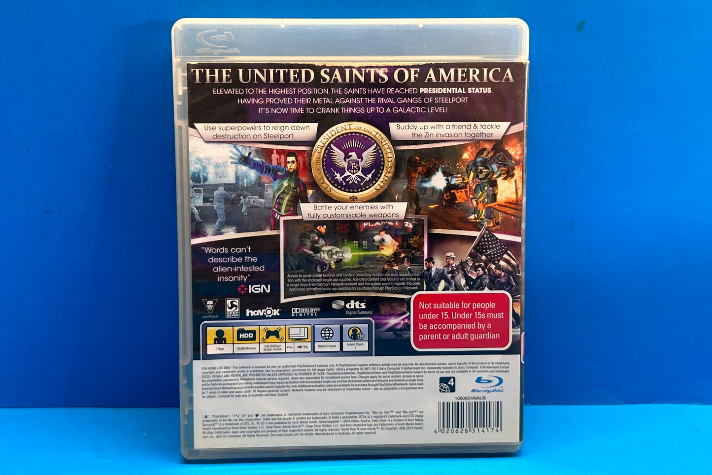 Saints Row IV (4) - PlayStation 3 - Pre-Owned