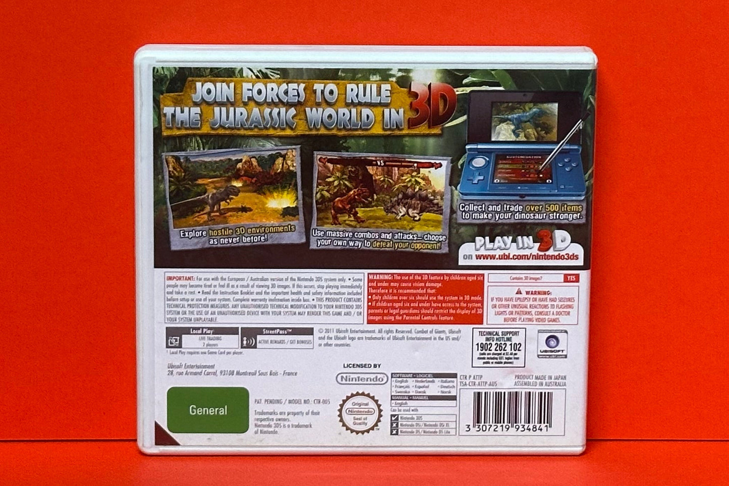 Combat Of Giants Dinosaurs 3D - Nintendo 3DS - Pre-Owned