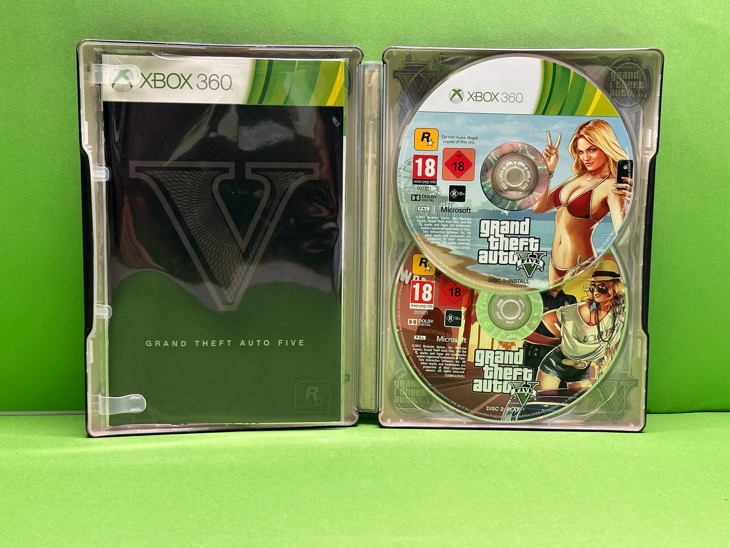 Grand Theft Auto V (5)(Steel Book) - Xbox 360