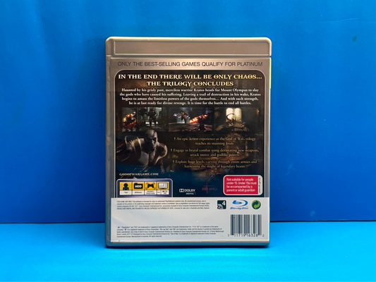 God Of War III (3)(Platinum) *No Manual* - Playstation 3 - Pre-Owned