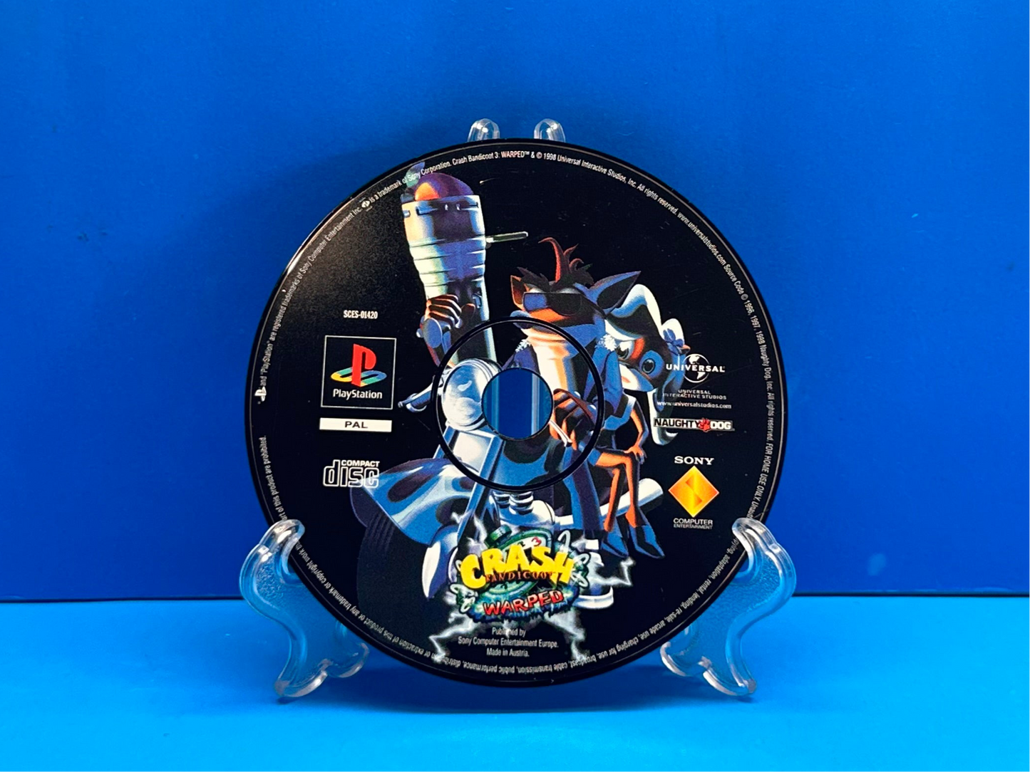 Crash Bandicoot 3 Warped *Disc Only* - Playstation 1 - Pre-Owned