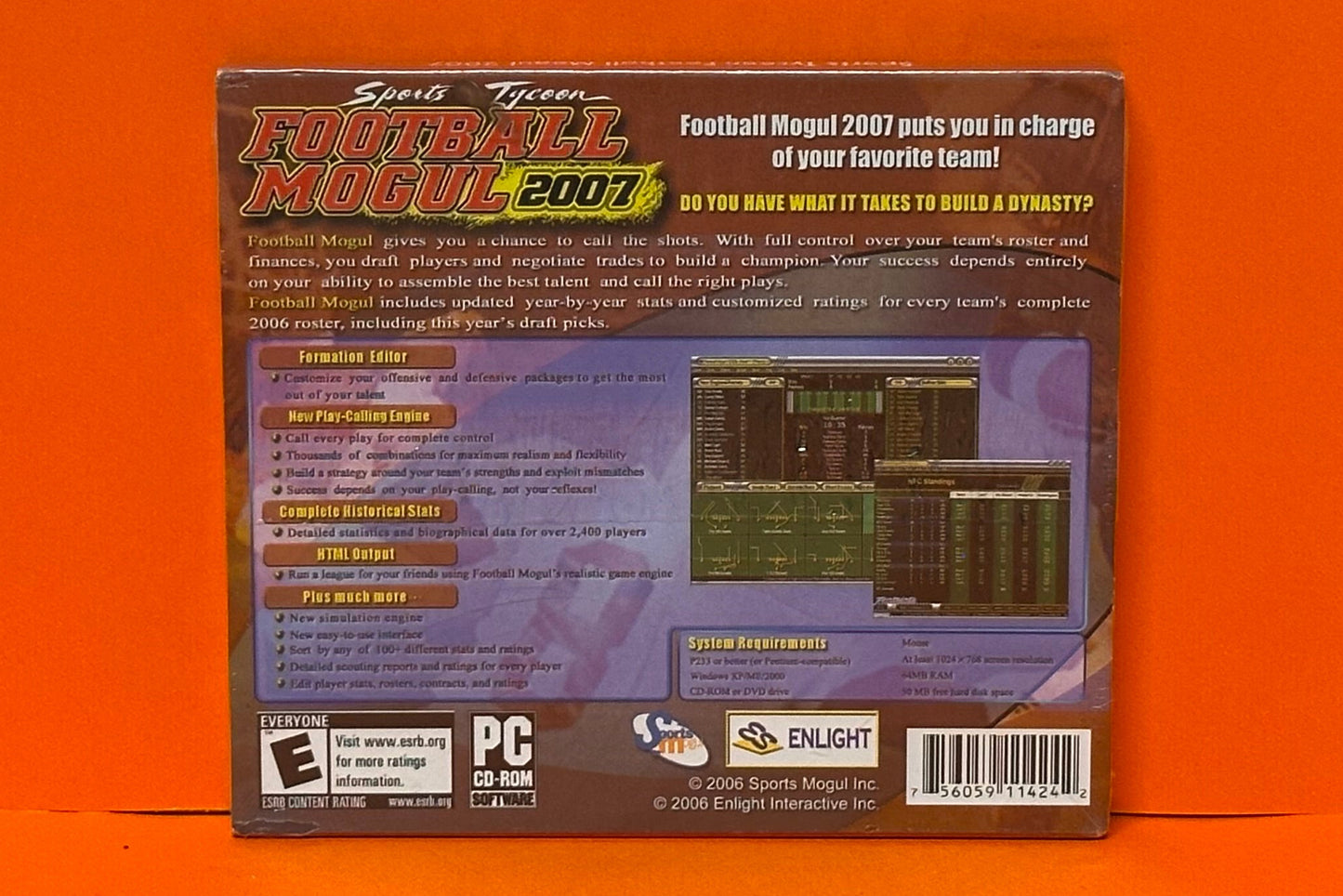 Sports Tycoon Football Mongul 2007 - PC - Pre-Owned