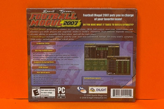 Sports Tycoon Football Mongul 2007 - PC - Pre-Owned
