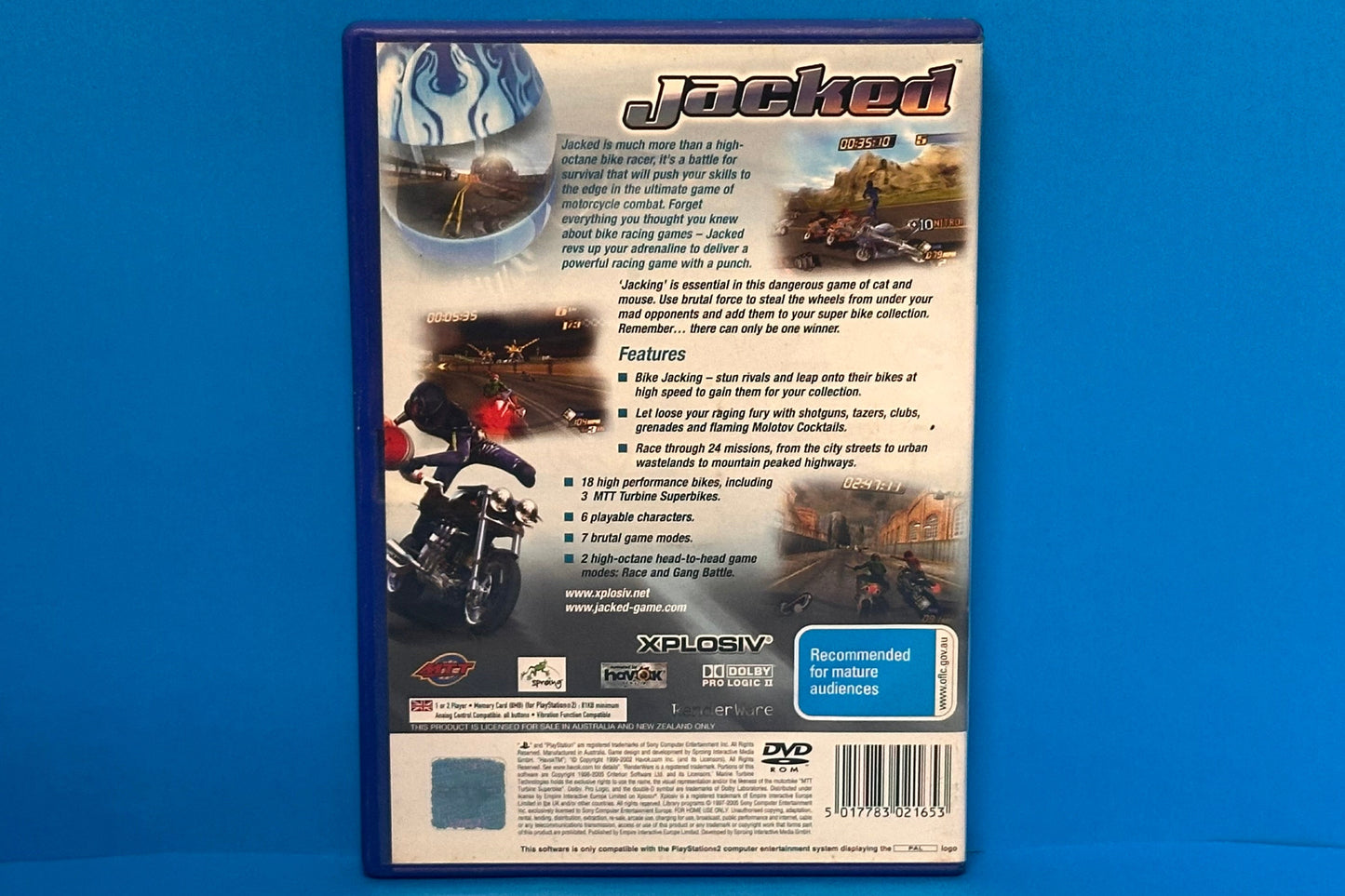 Jacked - Playstation 2 - Pre-Owned