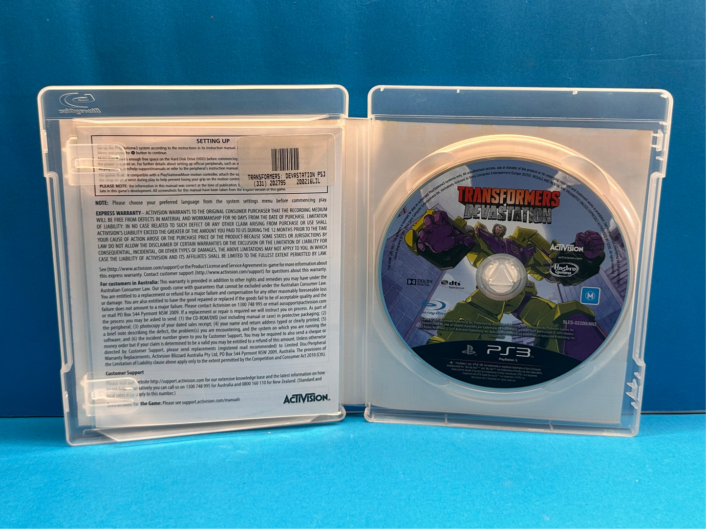 Transformers Devastation - Playstation 3