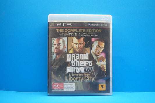 Grand Theft Auto IV & Episodes From Liberty City Stories - Playstation 3 - Pre-Owned