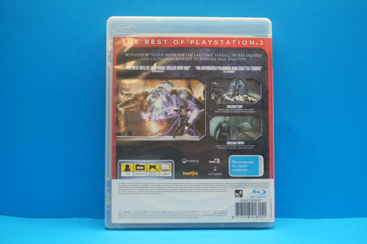 PlayStation 3 game disc case on a blue background