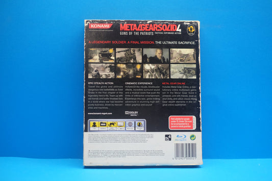 Metal Gear Solid 4 Guns Of The Patriots - Playstation 3 - Pre-Owned