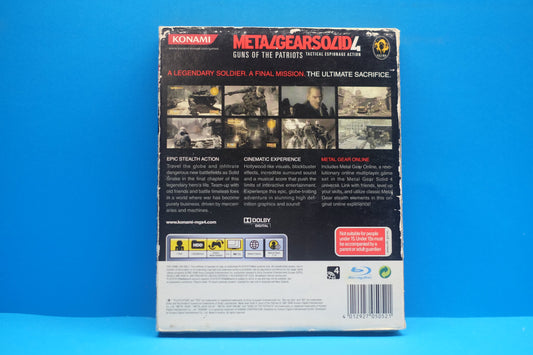 Metal Gear Solid 4 Guns Of The Patriots - Playstation 3 - Pre-Owned