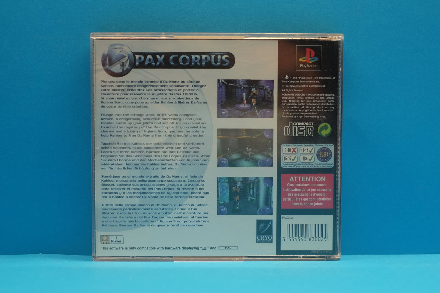 Pax Corpus - Playstation 1 - Pre-Owned
