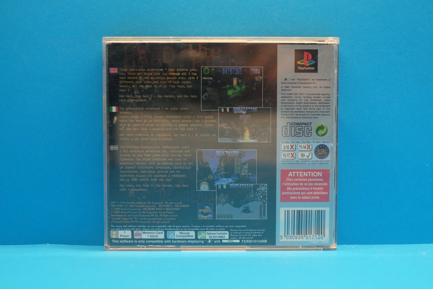 Die Hard Trilogy - Playstation 1 - Pre-Owned
