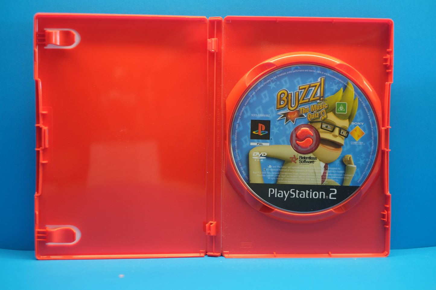 Buzz The Music Quiz *No Manual* - Playstation 2 - Pre-Owned