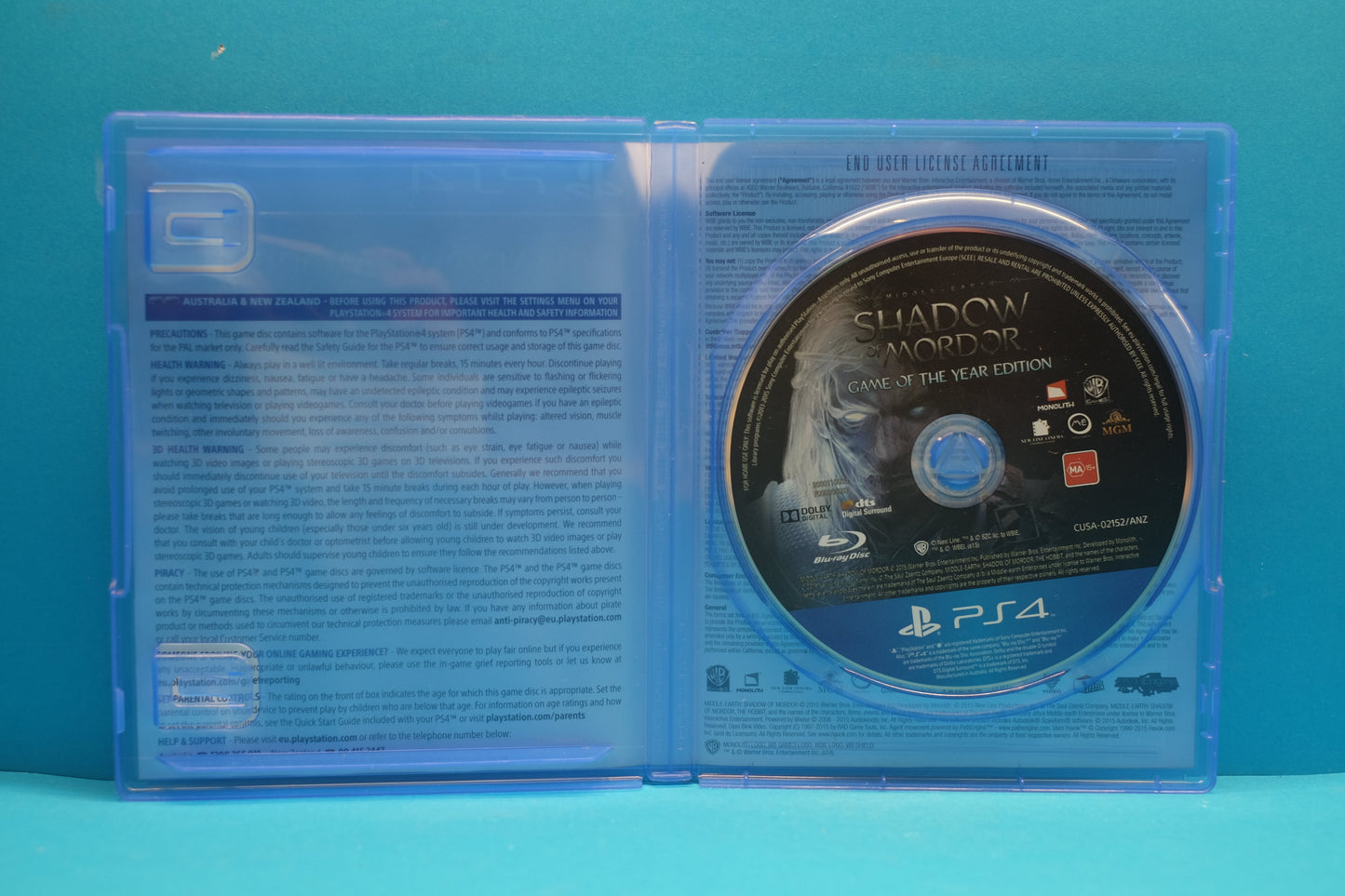 Shadow Of Mordor (Game Of The Year Edition) - Playstation 4 - Pre-Owned