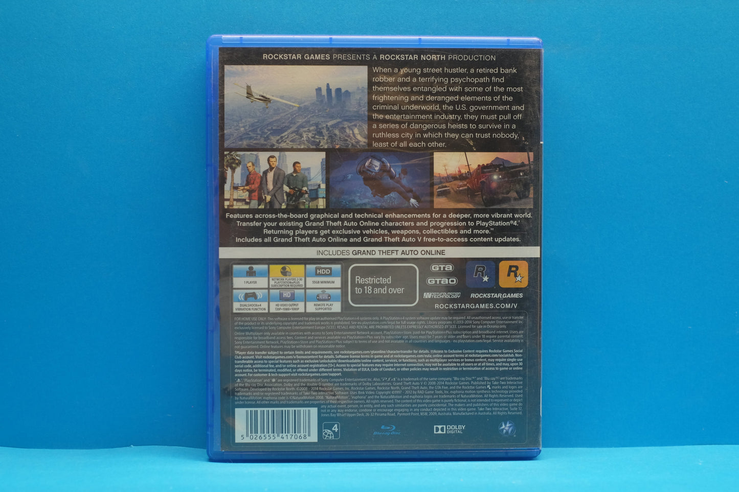 Grand Theft Auto V (5) - Playstation 4 - Pre-Owned