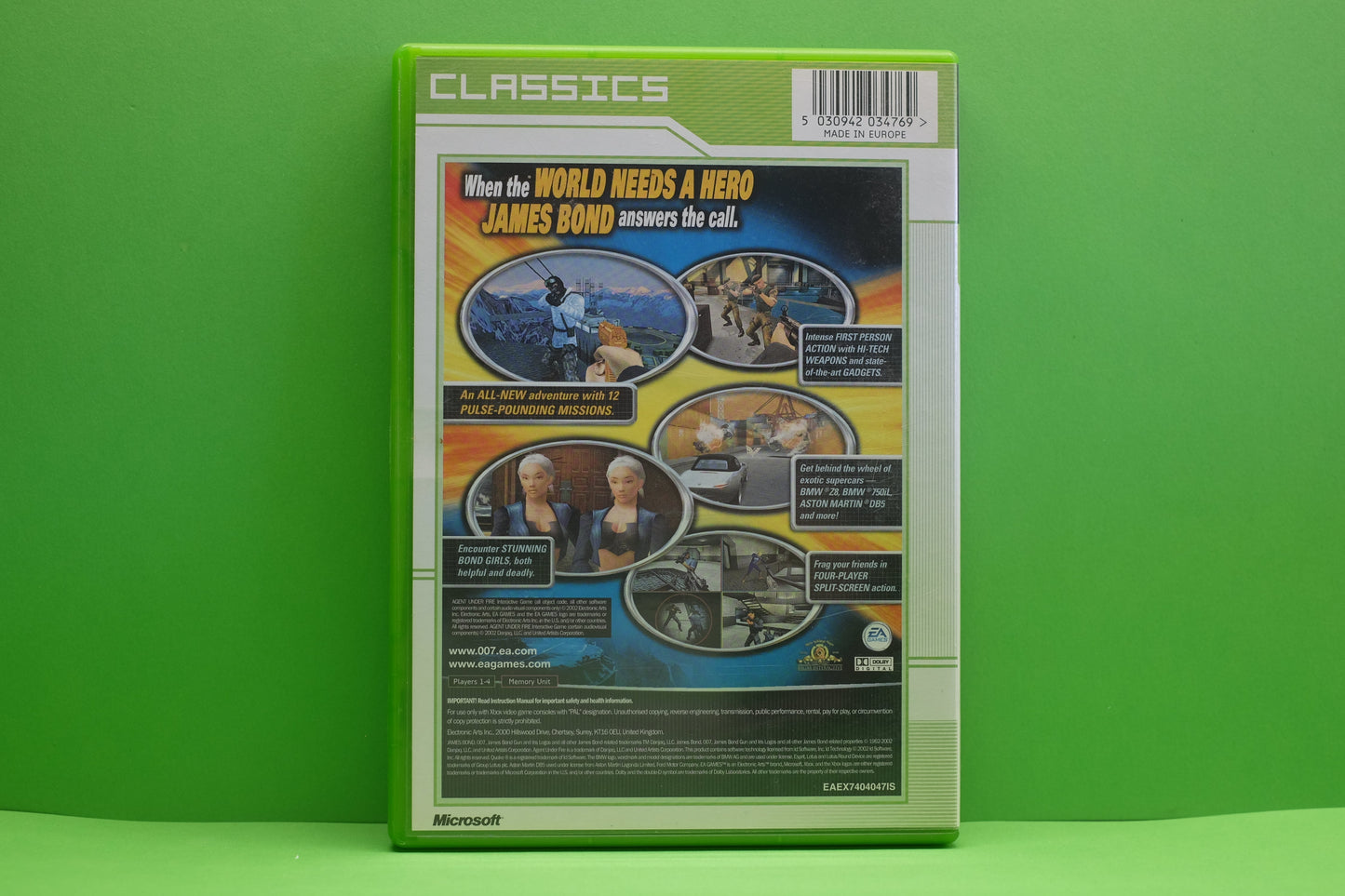 007 Agent Under Fire - Xbox Original - Pre-Owned