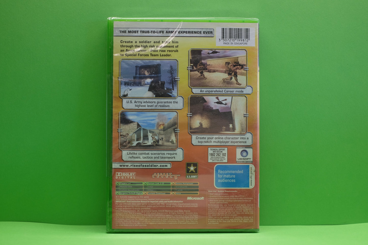 America's Army Rise of a Soldier - Xbox Original - Pre-Owned