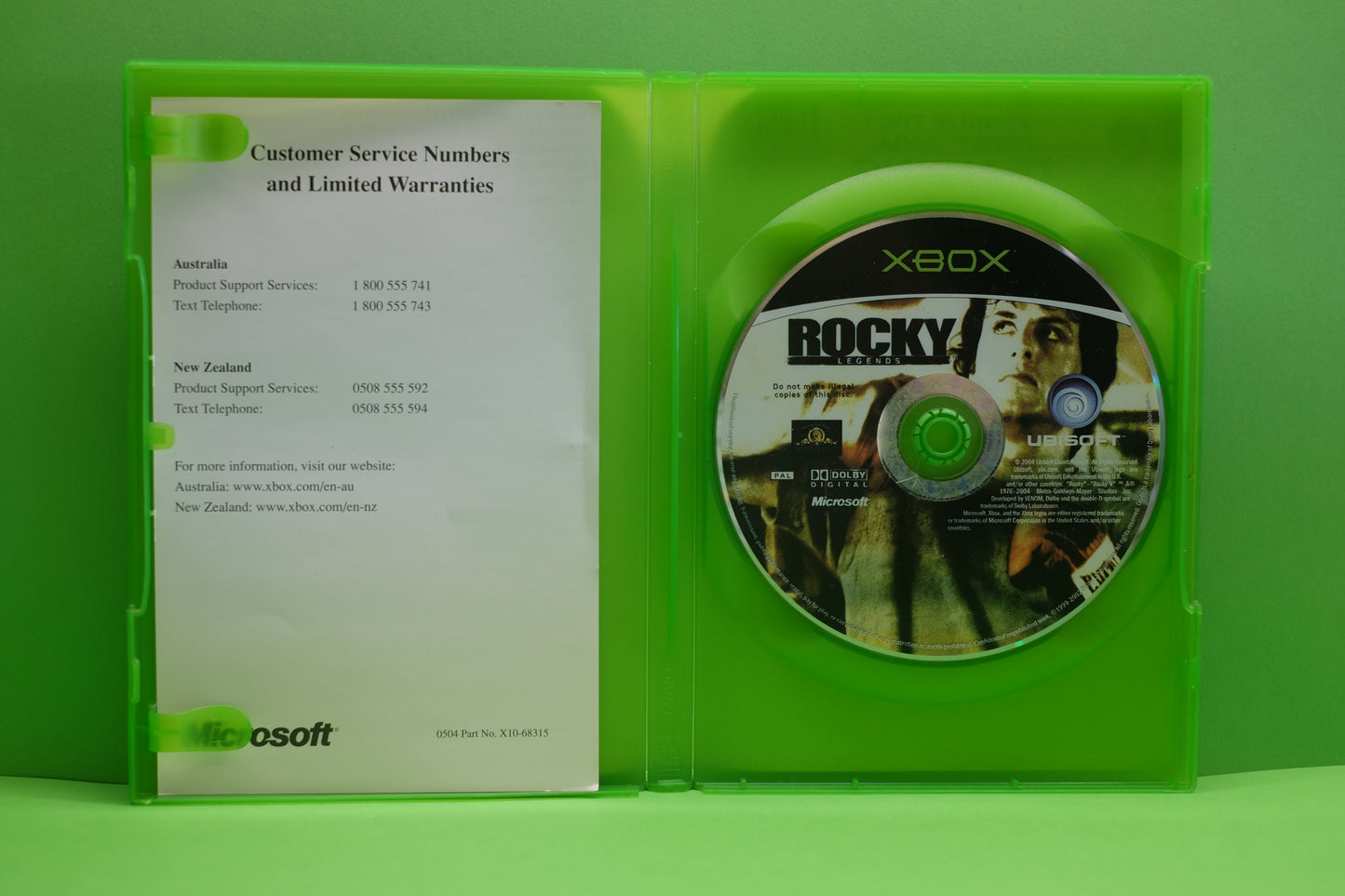 Rocky Legends *No Manual* - Xbox Original - Pre-Owned