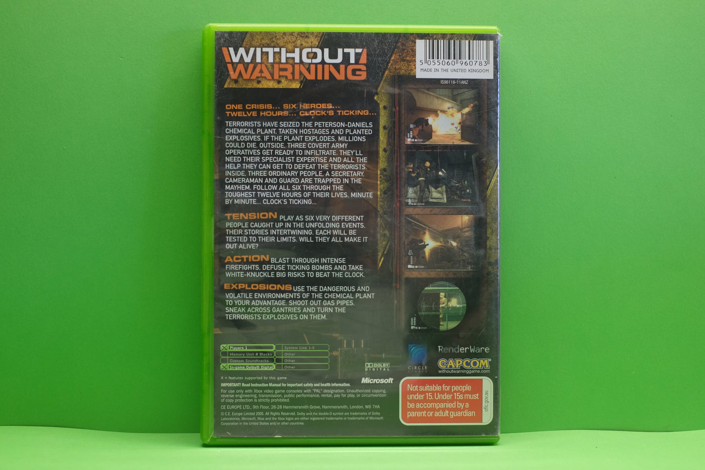 Without Warning - Xbox Original - Pre-Owned