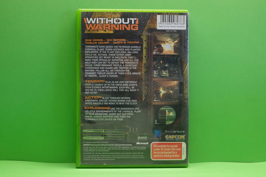 Without Warning - Xbox Original - Pre-Owned