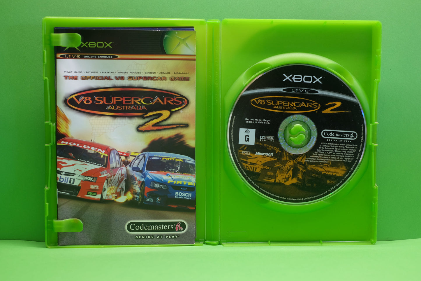 V8 Supercars Australia 2 - Xbox Original - Pre-Owned