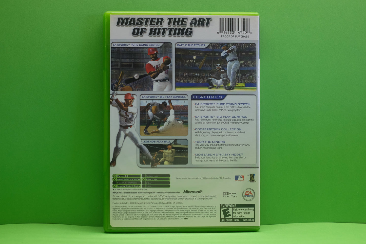 EA Sports MVP Baseball 2004 - Xbox Original - Pre-Owned
