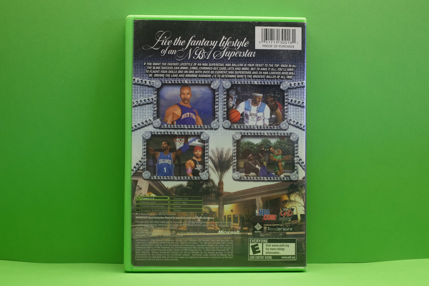 NBA Ballers - Xbox Original - Pre-Owned