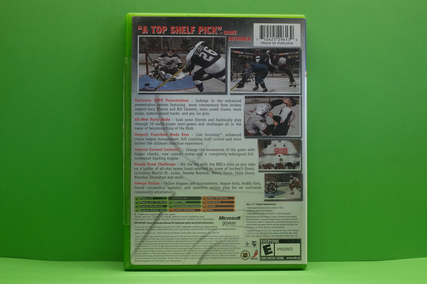 ESPN NHL 2K5 - Xbox Original - Pre-Owned