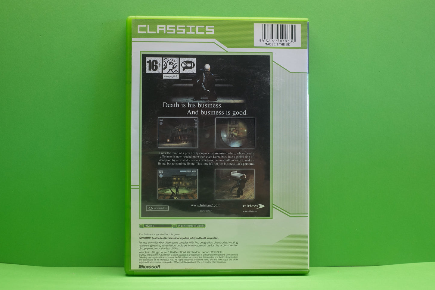 Hitman 2 Silent Assassin - Xbox Original - Pre-Owned